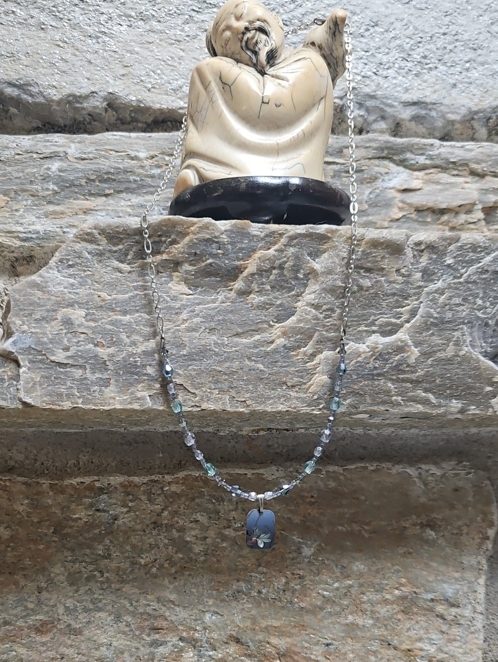 HOLLY YASHI Blooming Lotus Beaded Necklace - Picture 3 of 12